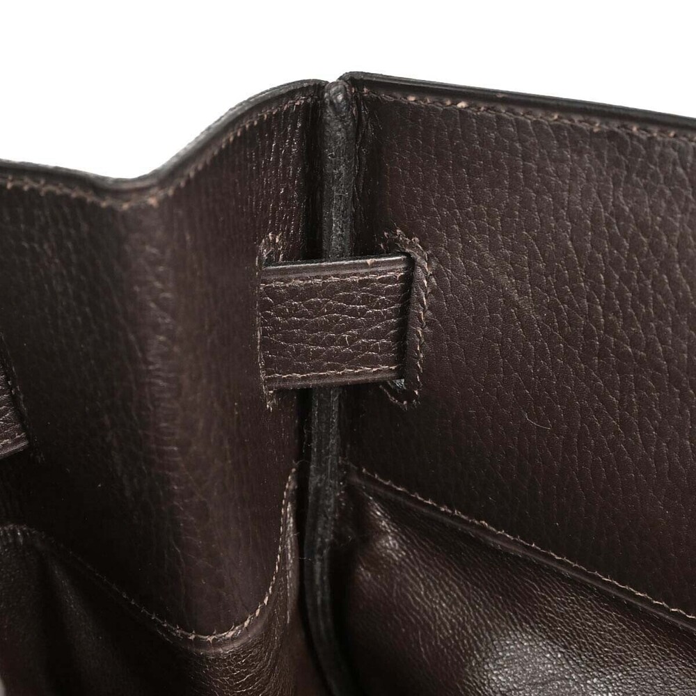 Hermes HAC Birkin Brown Ardennes with Gold Hardware 45 - Picture 14 of 16